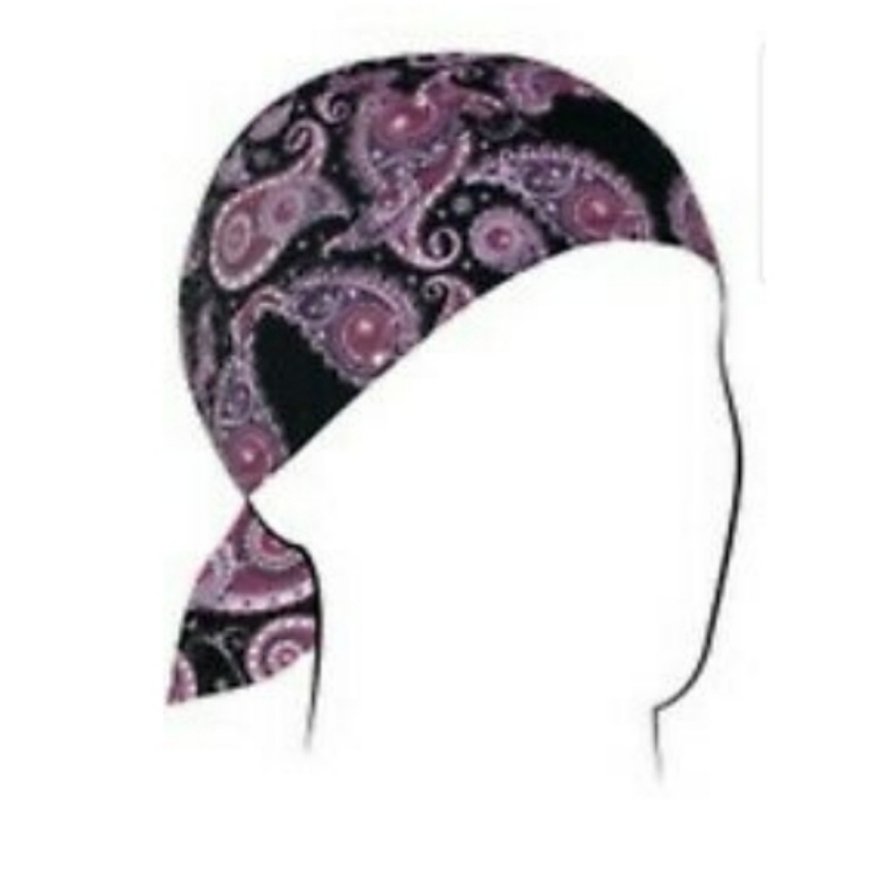 Purple Paisley FLYDANNA Bandana